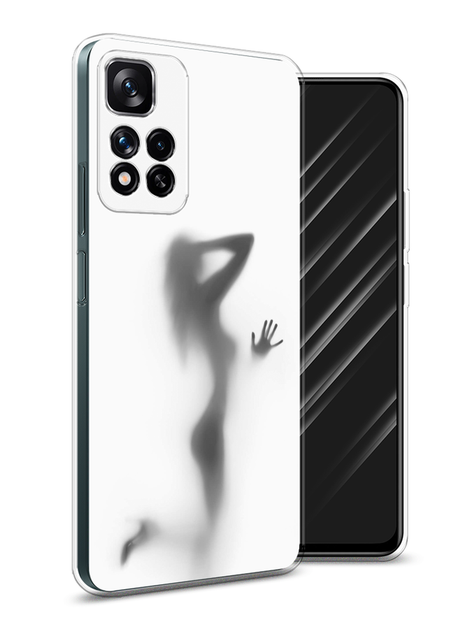 

Чехол Awog на Xiaomi Redmi Note 11 Pro Plus 5G "Стекло в душе", Разноцветный, 312150-7