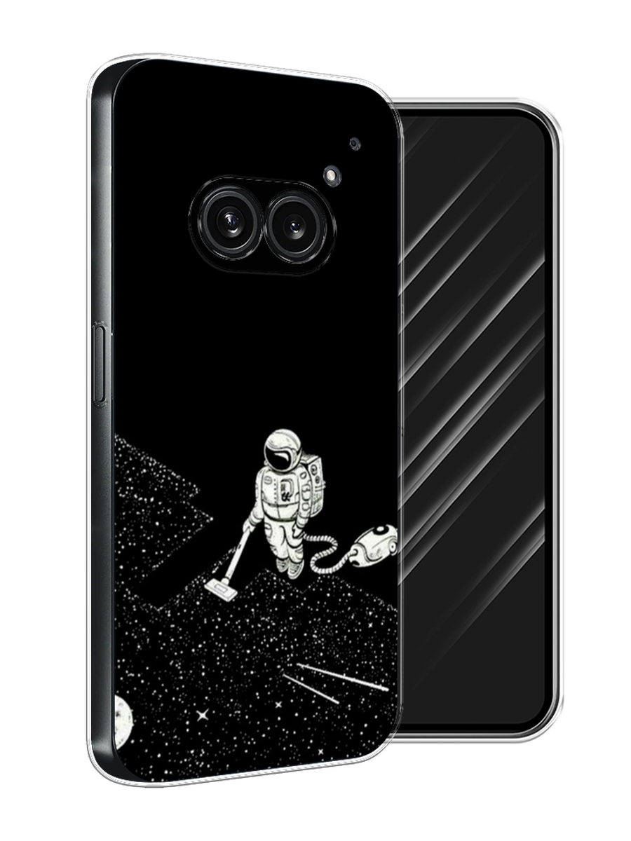 

Чехол Awog на Nothing Phone 2a "Космонавт с пылесосом", Белый, 3300350-1
