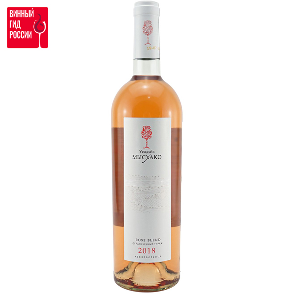

Вино Усадьба Мысхако Rose Blend розовое сухое 12,5% 0,75 л