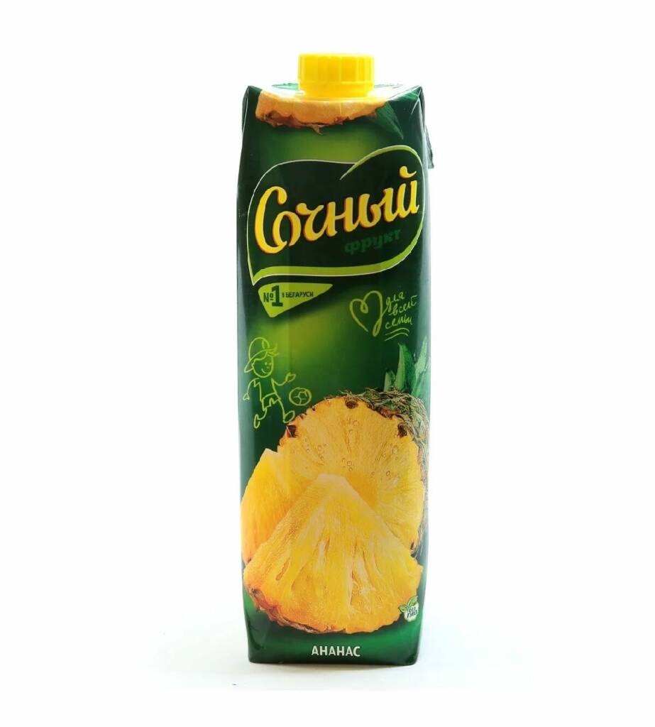 

Нектар ананасовый Сочный Фрукт 1л