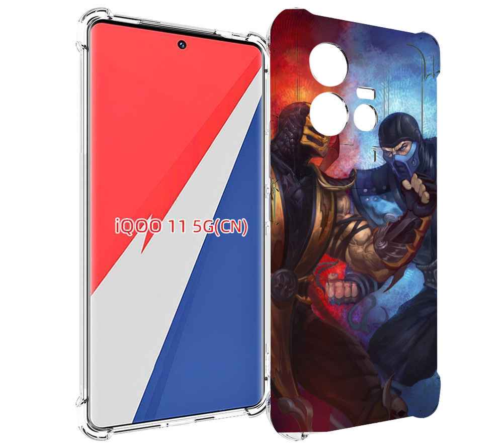 

Чехол MyPads Mortal Kombat art для Vivo iQOO 11, Прозрачный, Tocco