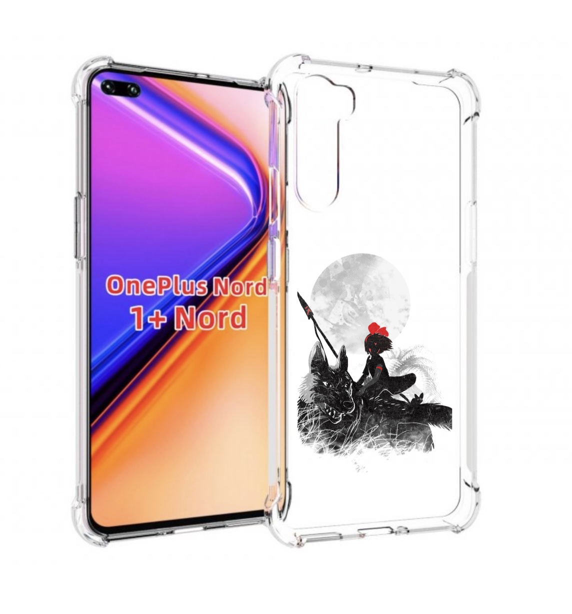 

Чехол MyPads мононоке для OnePlus Nord / 1+ Nord (1ая версия), Прозрачный, Tocco