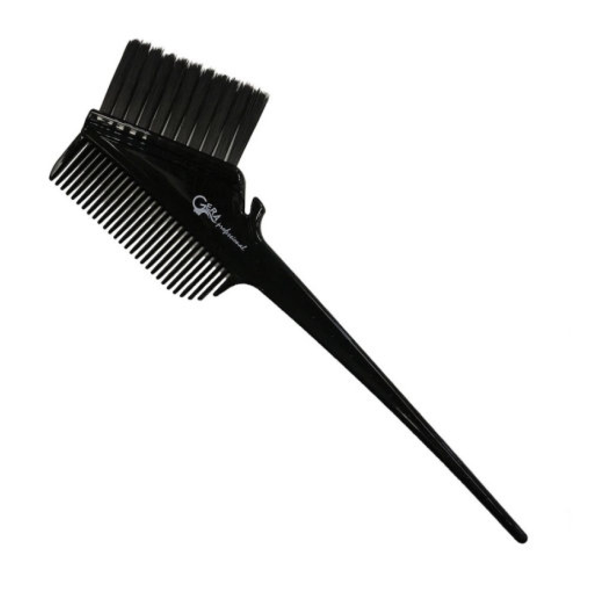 BO, Кисть для окрашивания волос, 13 рядов, с расческой, черная щетина