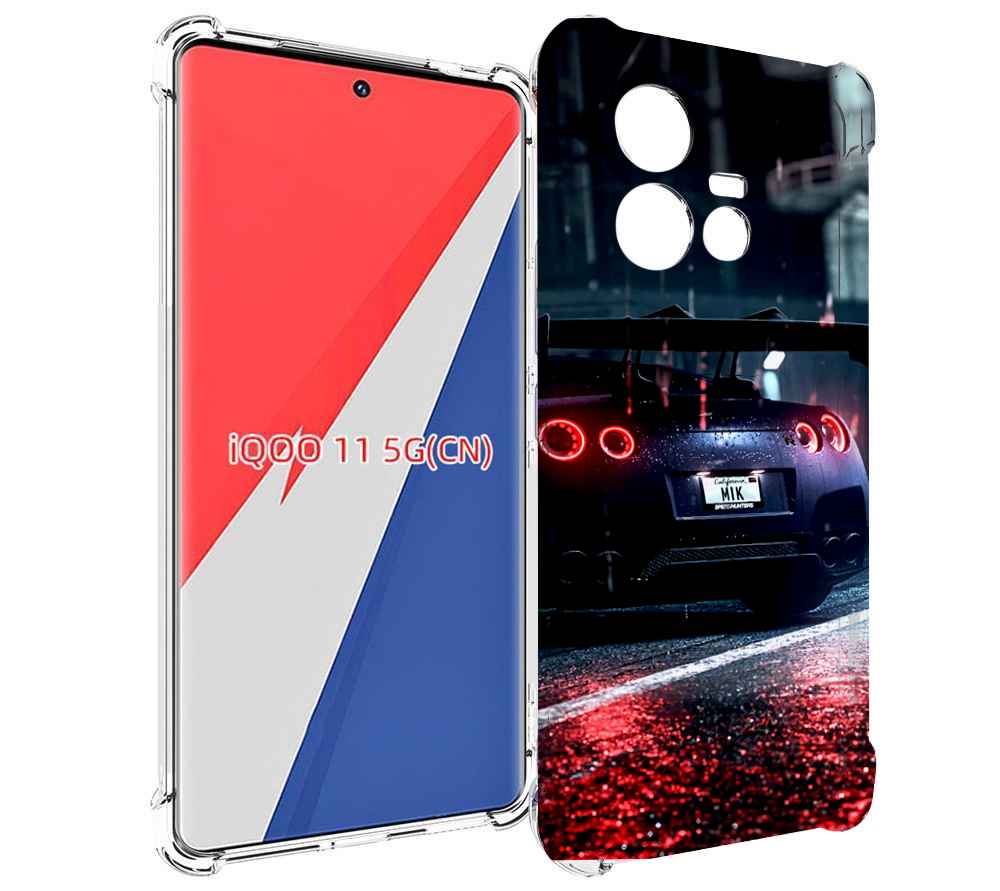 

Чехол MyPads Nissan Skyline для Vivo iQOO 11, Прозрачный, Tocco