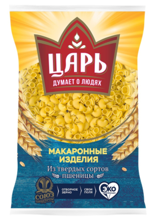 

Макароны Улитки в/с Царь 400гр