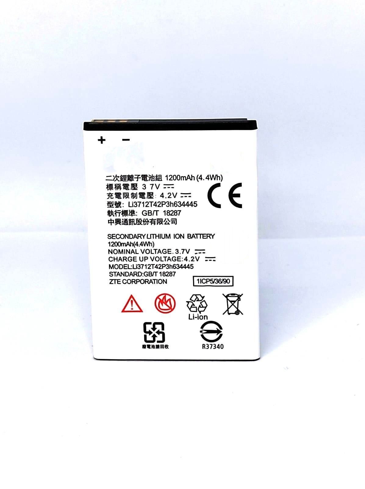 

Аккумулятор ZTE V815W/Kis 2 Max/МТС Smart Start/3 Li3712T42P3H634445 мАч 1200