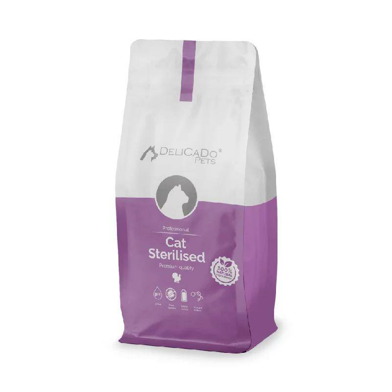 Сухой корм для кошек DELICADO KAT STERILISED TURKEY, для стерилизованных, индейка, 1,5кг