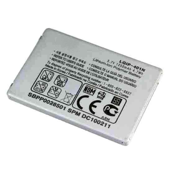 

Аккумулятор LGIP-401N LG LN510 LG Optimus Chic E720 LG Rumor LG LN510 LG VM510 мАч 1250