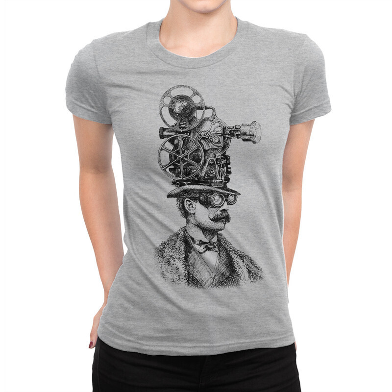 

Футболка женская Dream Shirts Стимпанк 10001951 серая 2XL, Стимпанк 10001951
