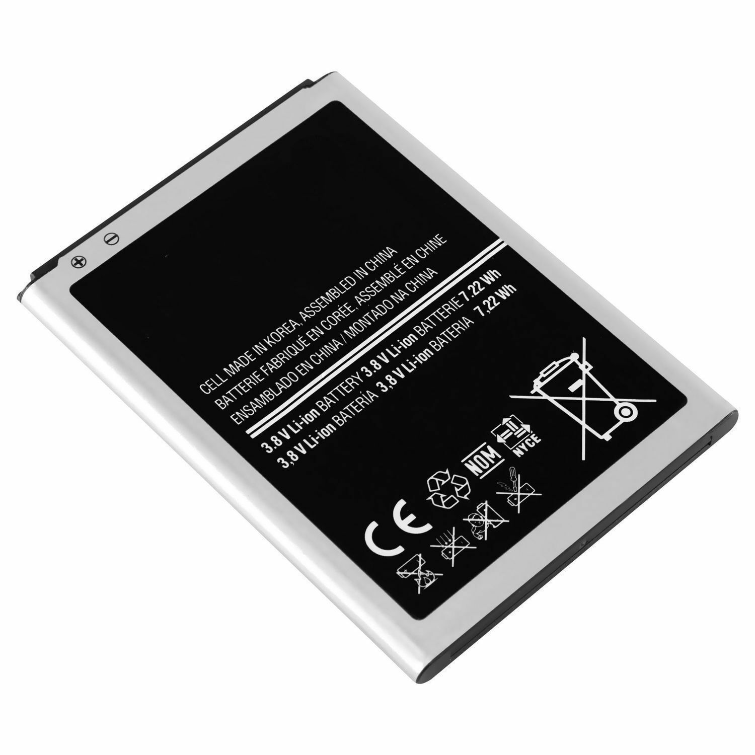 

Аккумулятор Samsung Galaxy S4 mini GT-I9190,GT-I9192,GT-I9195 B500BE 4 контакта мАч 1900