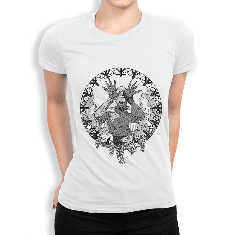 

Футболка женская Dream Shirts Лабиринт фавна 9899022111 белая M, Лабиринт фавна 9899022111