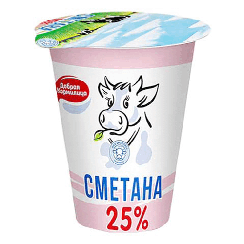 

Сметана Добрая кормилица 25% 300 г