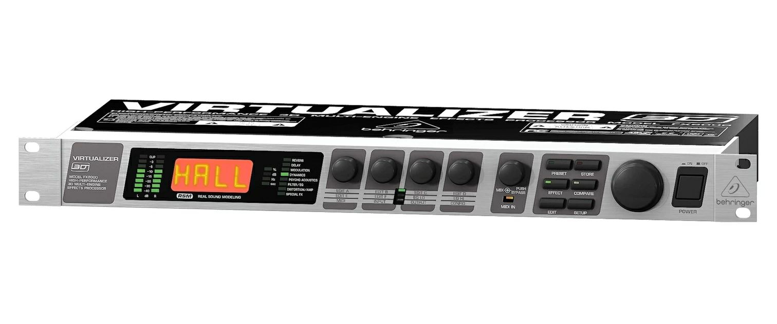 

Процессор эффектов Behringer FX2000, Серебристый, FX2000