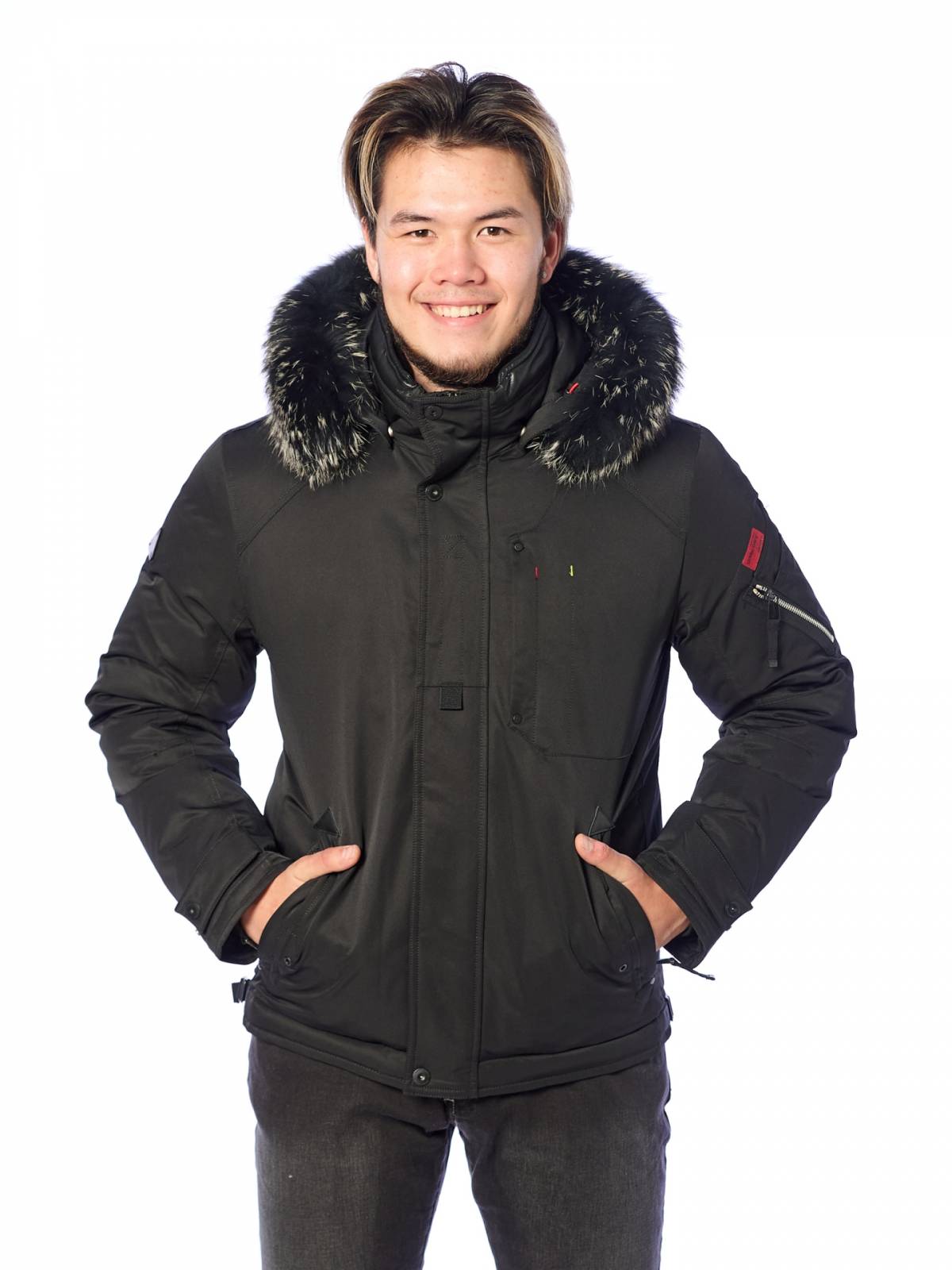 Зимняя куртка мужская Shark Force 4191 черная 56 RU