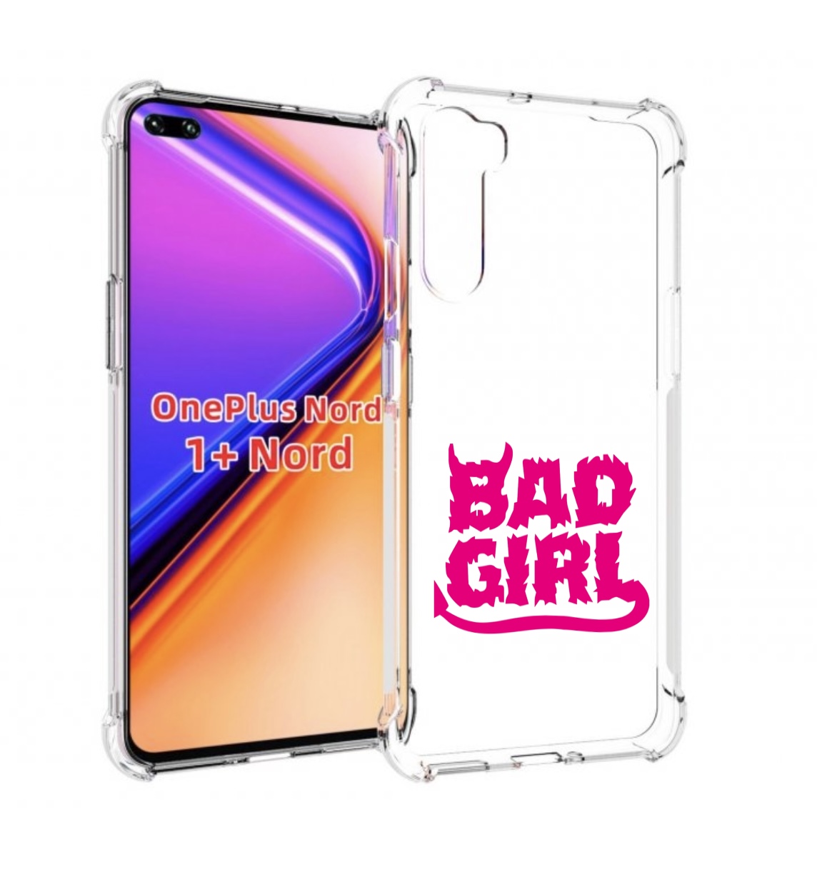 

Чехол MyPads плохая девочка для OnePlus Nord / 1+ Nord (1ая версия), Прозрачный, Tocco