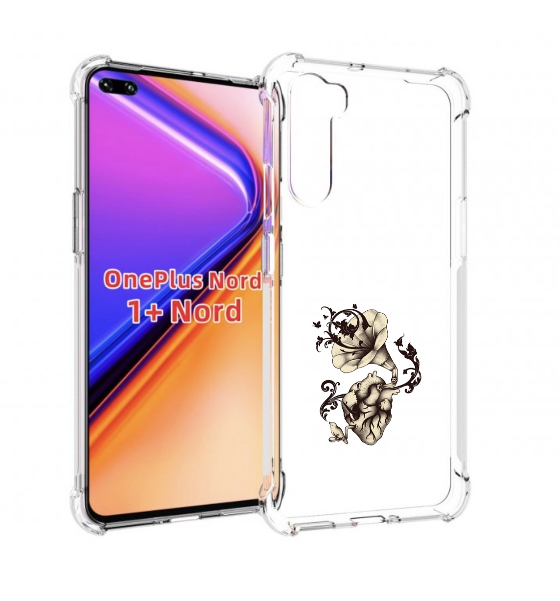 

Чехол MyPads Граммофон для OnePlus Nord / 1+ Nord (1ая версия), Прозрачный, Tocco