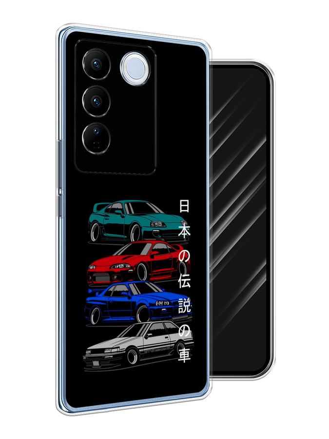 

Чехол Awog на Vivo V27/V27 Pro "JDM Legend cars", Зеленый;красный;синий, 268450-5