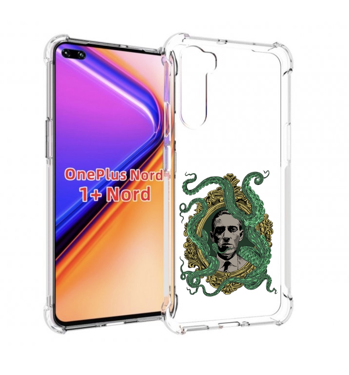

Чехол MyPads портрет с кракеном для OnePlus Nord / 1+ Nord (1ая версия), Прозрачный, Tocco