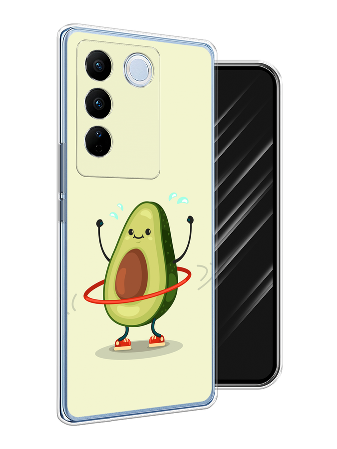 

Чехол Awog на Vivo V27/V27 Pro "Авокадо с обручем", Бежевый, 268450-10
