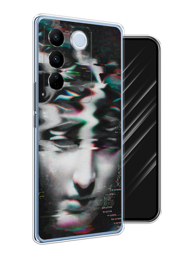 

Чехол Awog на Vivo V27/V27 Pro "Glitch Art", Серый, 268450-9