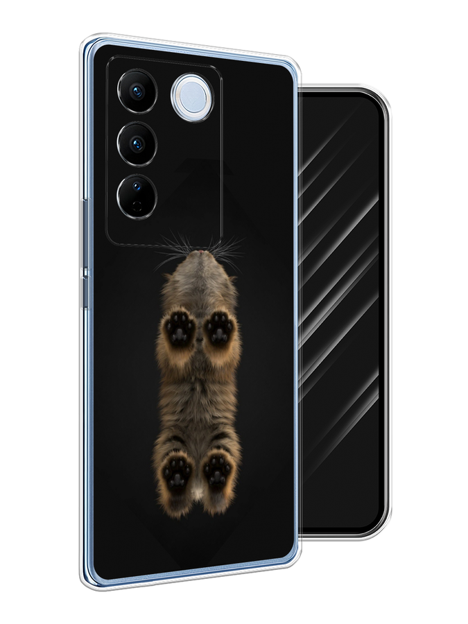 

Чехол Awog на Vivo V27/V27 Pro "Кошачьи лапки", Черный, 268450-1