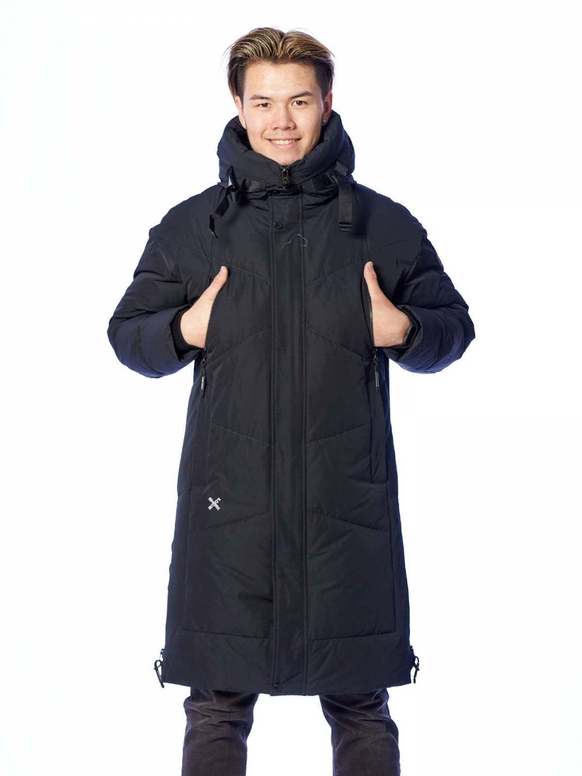 

Зимняя куртка мужская Shark Force 4198 синяя 56 RU, Синий, 4198