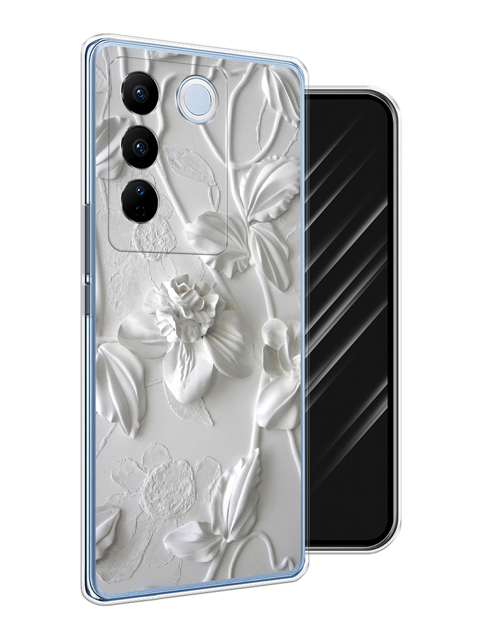 

Чехол Awog на Vivo V27/V27 Pro "Гипсовые цветы", 268450-7