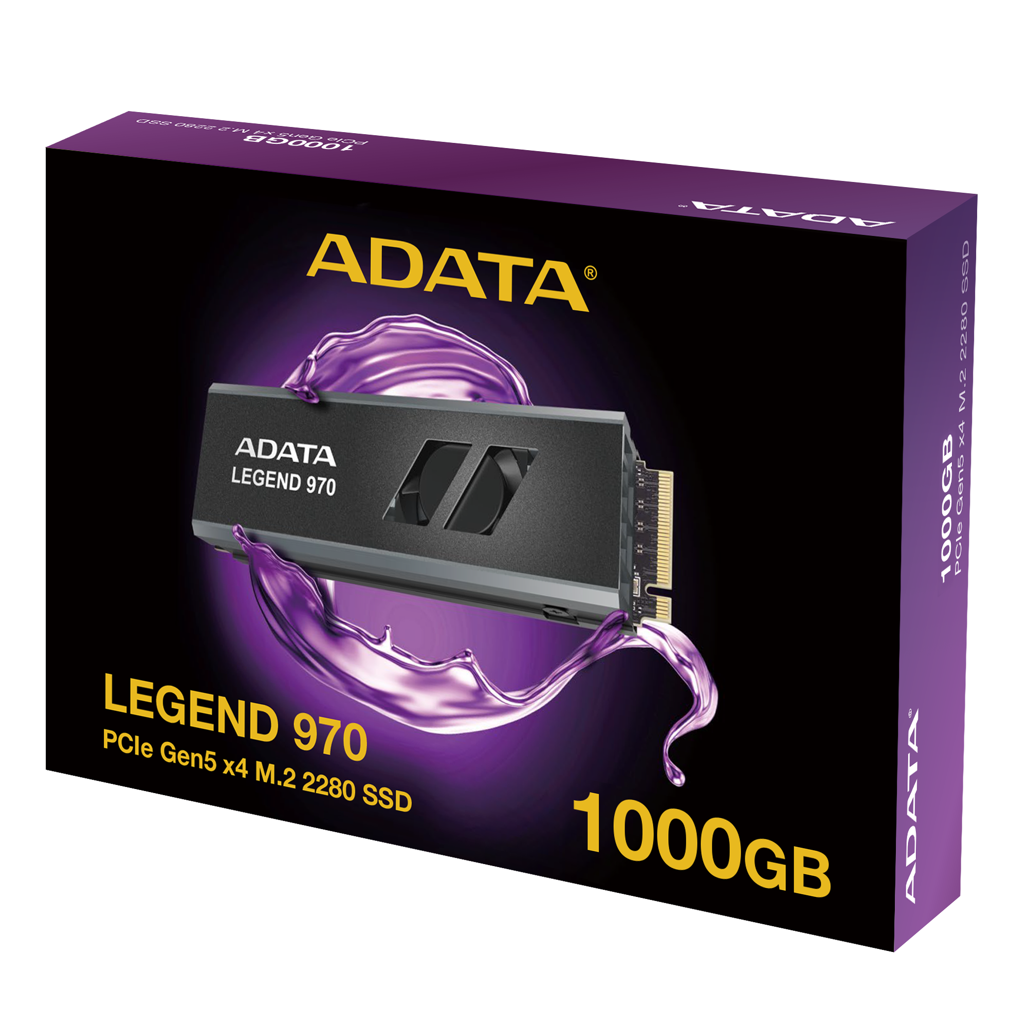 

SSD накопитель ADATA Legend 970 M.2 2280 1 ТБ (SLEG-970-1000GCI), Legend 970