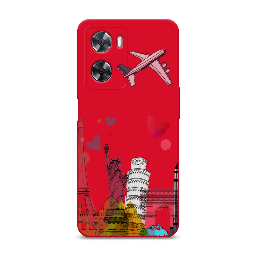 

Чехол Awog на Oppo A77s 4G "Самолет путешествий", Желтый, 2511953-1
