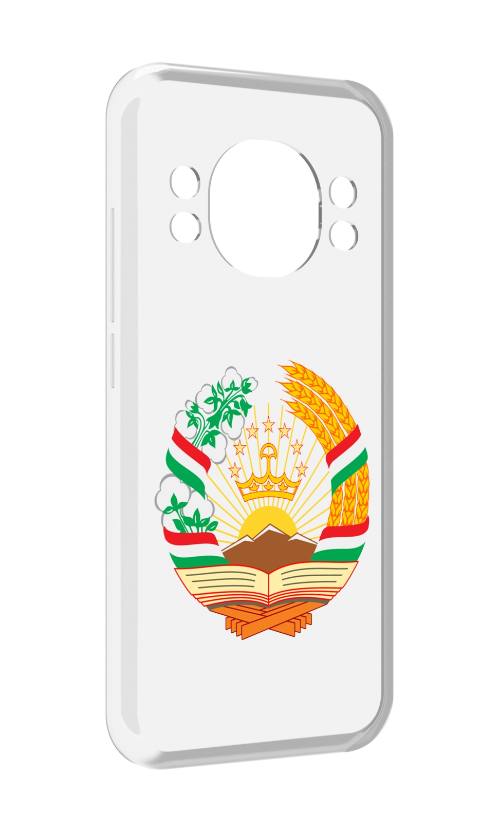 

Чехол MyPads герб-таджикистана для Doogee S98 / S98 Pro, Прозрачный, Tocco