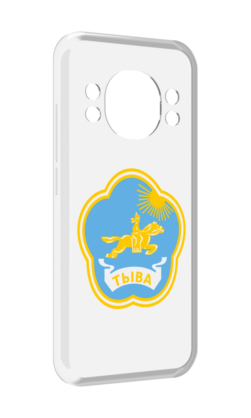 

Чехол MyPads герб-тыва-кызыл для Doogee S98 / S98 Pro, Прозрачный, Tocco