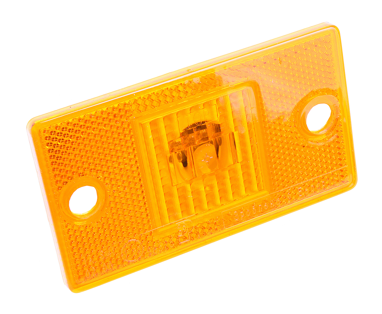 Фонарь габаритный оранжевый (светодиод, колодка AMP, 24V, 65х115мм) РУДЕНСК 4462.3731-03