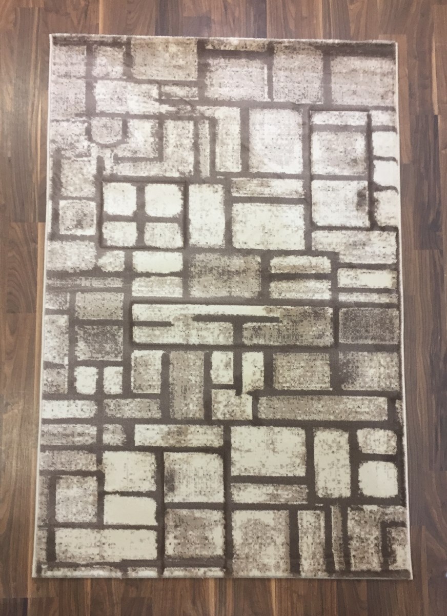 

Ковер Sofia Rugs ZEUGMA 4125A прямой крем/т.бежевый 120x180