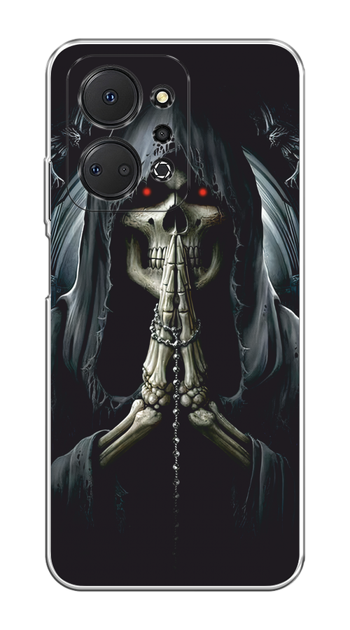 

Чехол на Honor X7A Plus "Молитва", Серый, 6121850-1