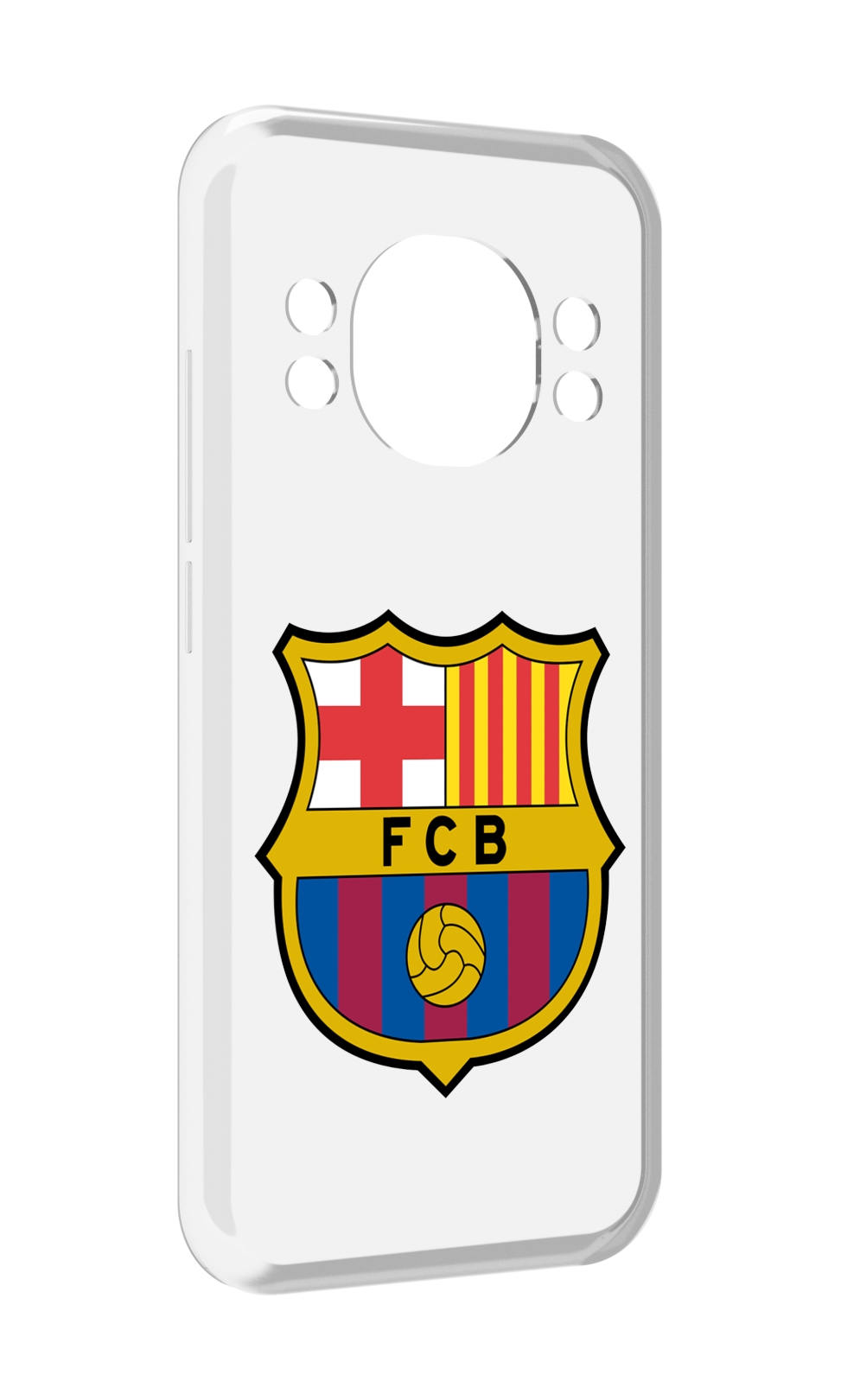 

Чехол MyPads ФК FCB Барселона для Doogee S98 / S98 Pro, Прозрачный, Tocco
