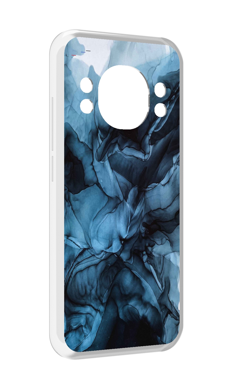 

Чехол MyPads голубой дымок для Doogee S98 / S98 Pro, Прозрачный, Tocco