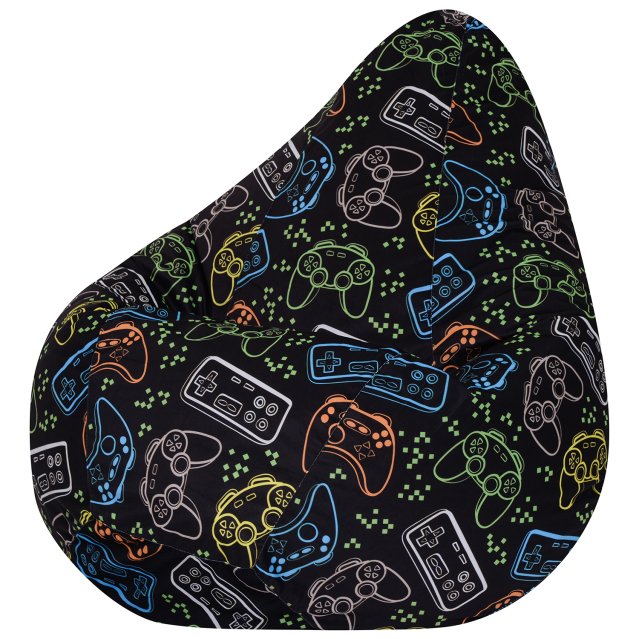 

Кресло Мешок Груша Gamer 3XL, Классический, Черный;разноцветный