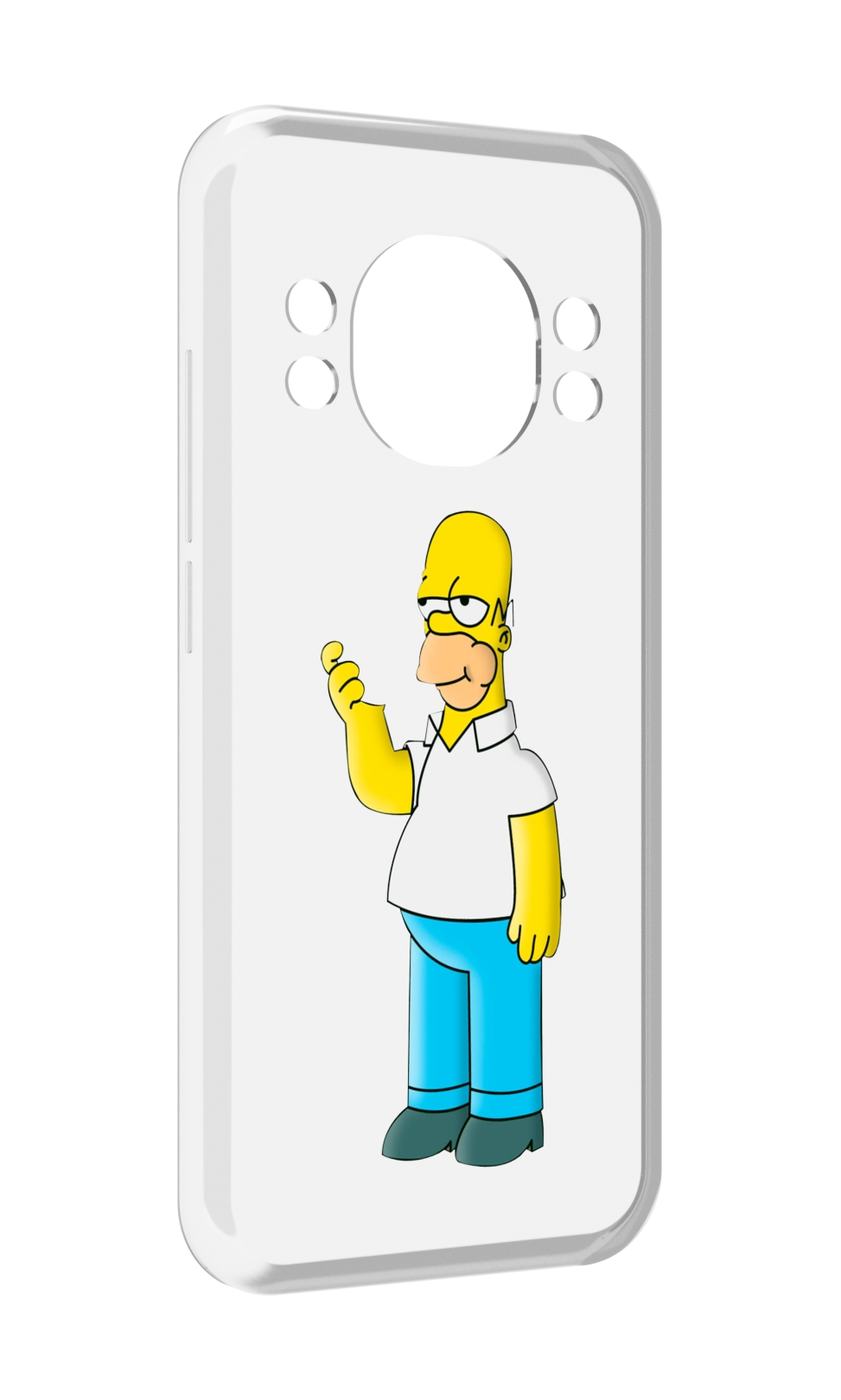 

Чехол MyPads гомер-симпсон для Doogee S98 / S98 Pro, Прозрачный, Tocco