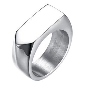 

Кольцо печатка из стали р. 21,5 DG Jewelry R257-S, R257-S