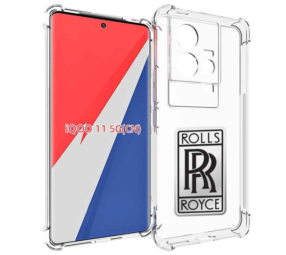 

Чехол MyPads Rolls-Royce мужской для Vivo iQOO 11, Прозрачный, Tocco