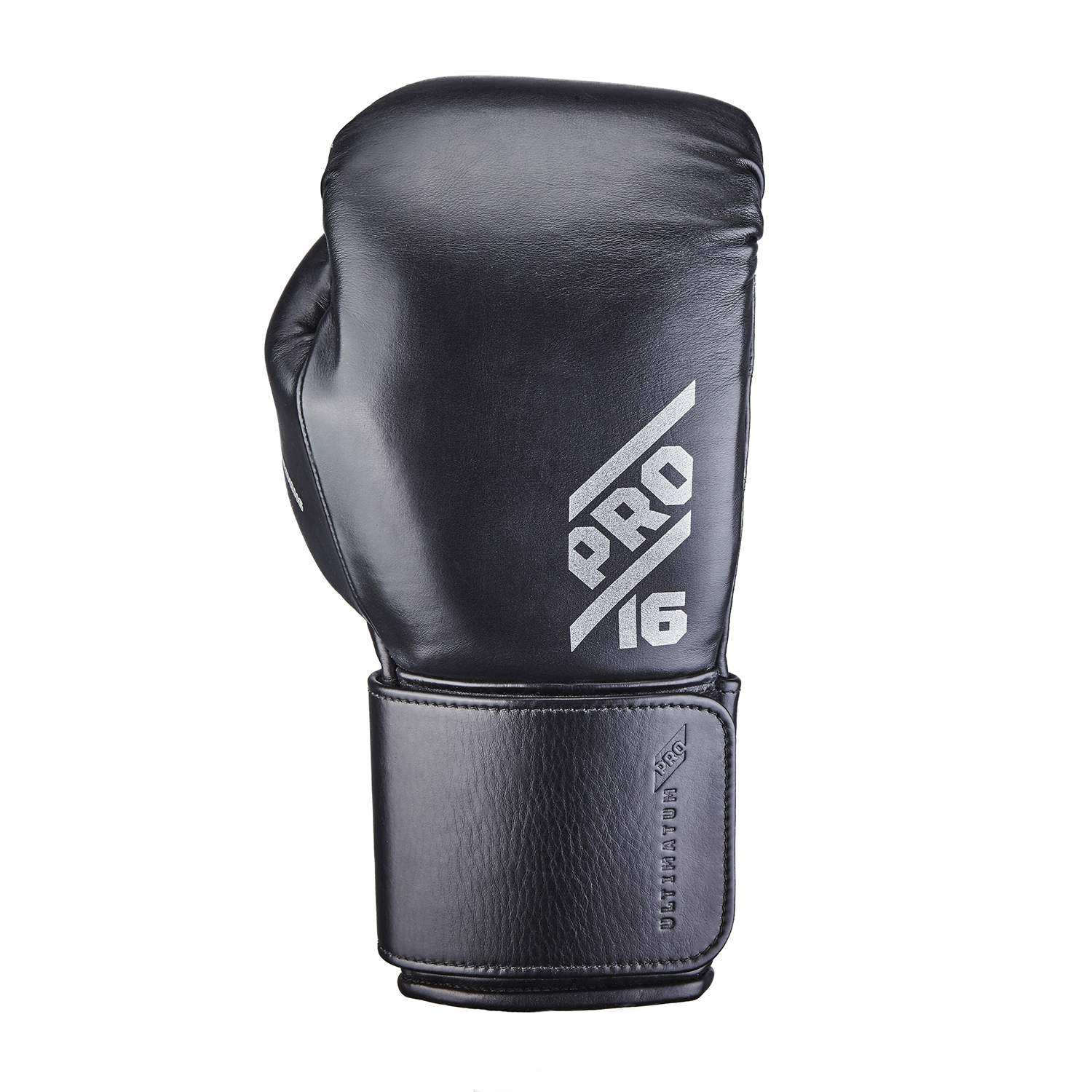 Универсальные тренировочные перчатки Ultimatum Boxing PRO BLK 16 Oz