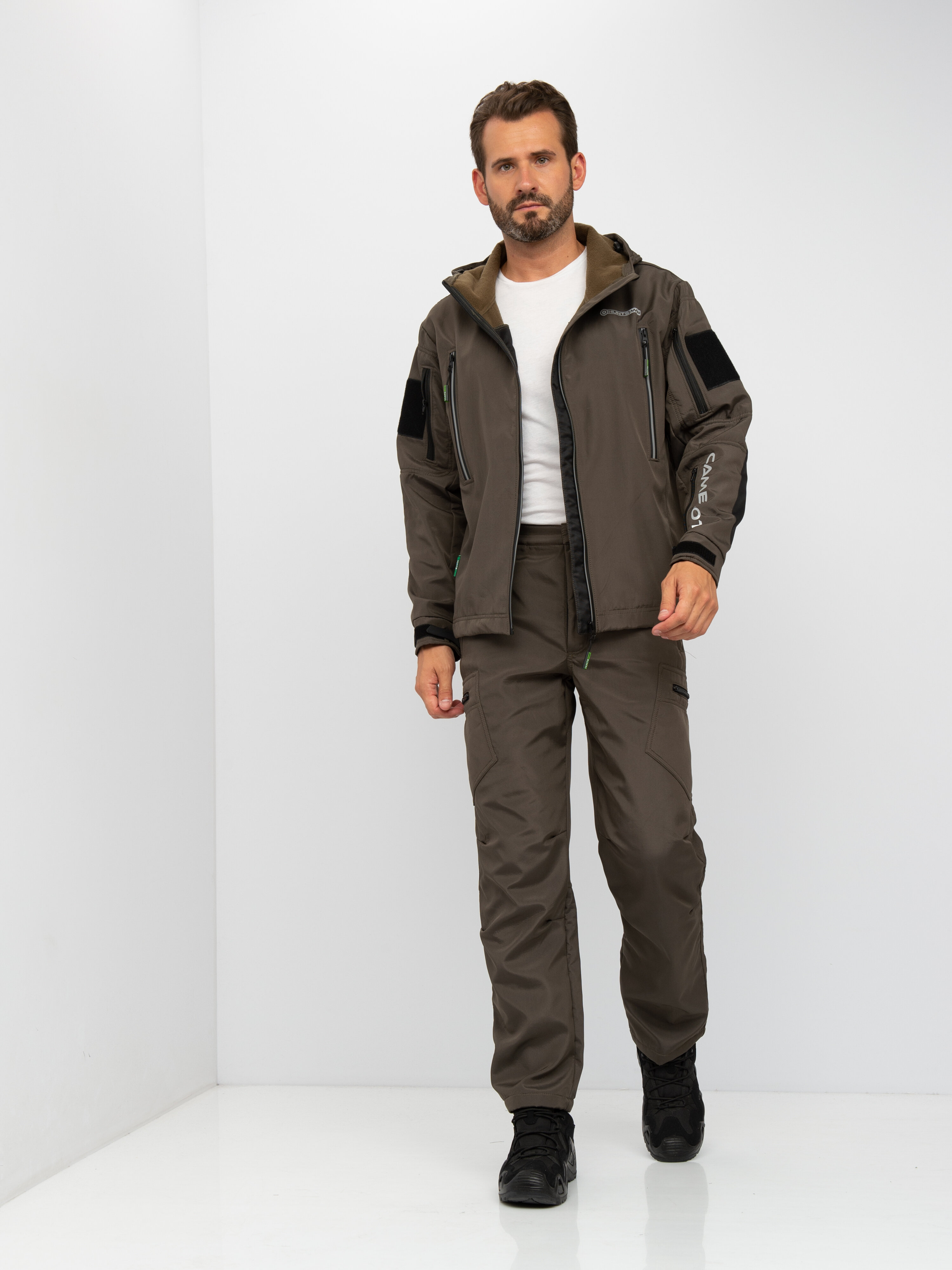 

Костюм демисезонный Huntsman Камелот ткань Softshell цвет Хаки 52-54 182, Камелот