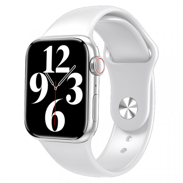 фото Умные смарт-часы smart watch m16 plus экран 1,75 дюйма,водонепроницаемые (белые)