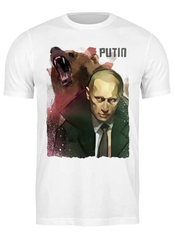 

Футболка мужская Printio Putin белая XL, Белый, Putin