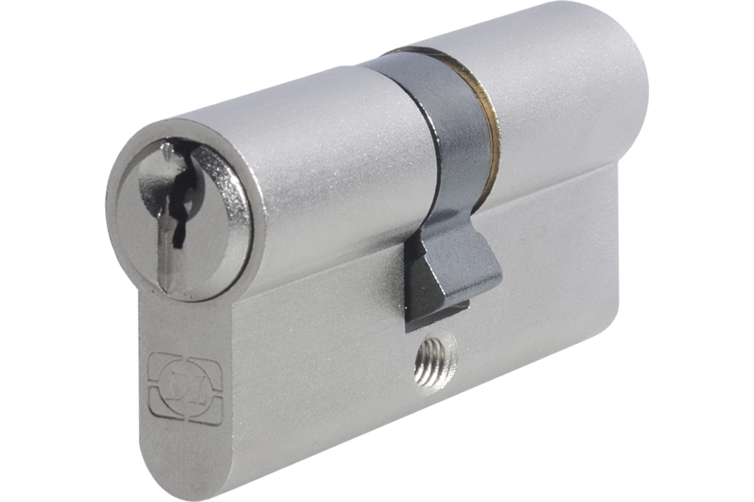 Механизм цилиндровый Doorlock Standard 40 x 40мм, 3 ключа, матовый никель