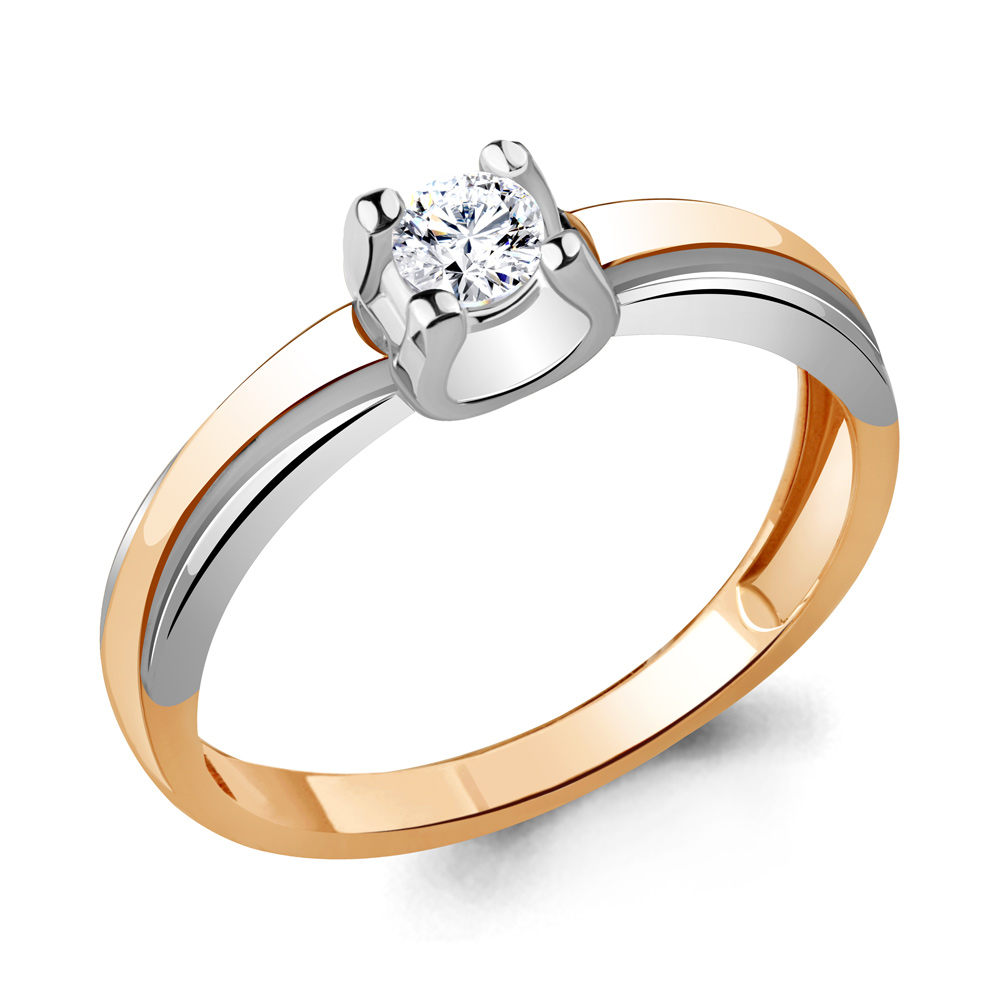 

Кольцо из красного золота с бриллиантом Aquamarine Aquamarine 963757к_585_кз р, 963757к_585_кз