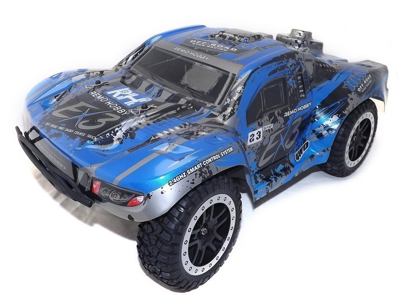 Радиоуправляемый шорт-корс Remo Hobby 10EX3 4WD RTR масштаб 1:10 2.4G - RH10EX3PRO-BLUE hobby engine радиоуправляемый бульдозер на пневмоходу 1 14