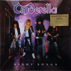 CINDERELLA - NIGHT SONGS GOLD LP 18X24 LTD 2500
