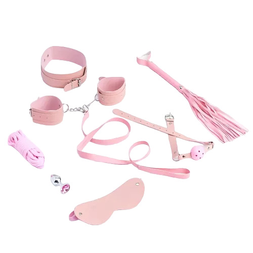 фото Эротический набор, розовый, 8 предметов оки-чпоки