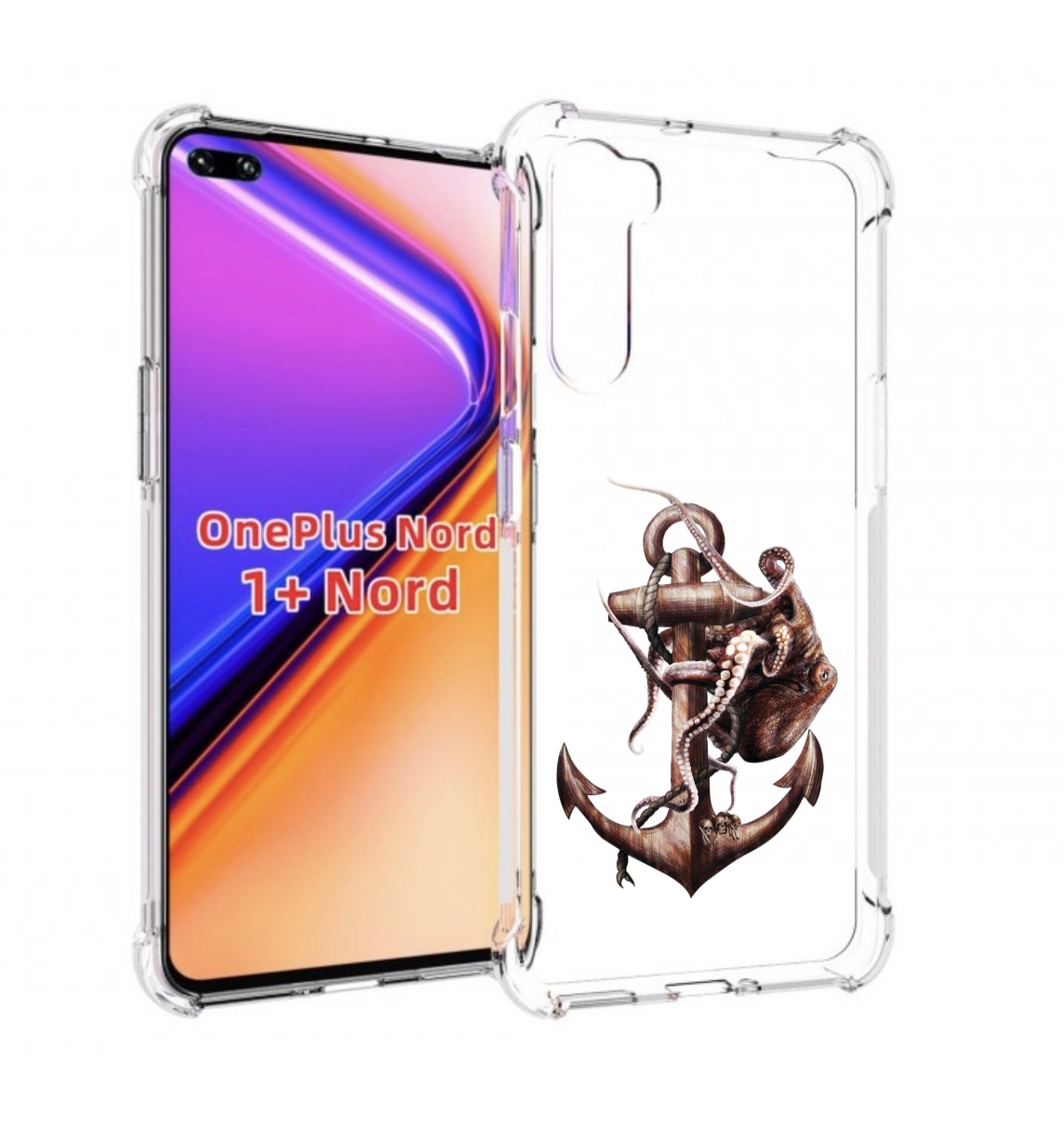 

Чехол MyPads ржавый якорь для OnePlus Nord / 1+ Nord (1ая версия), Прозрачный, Tocco